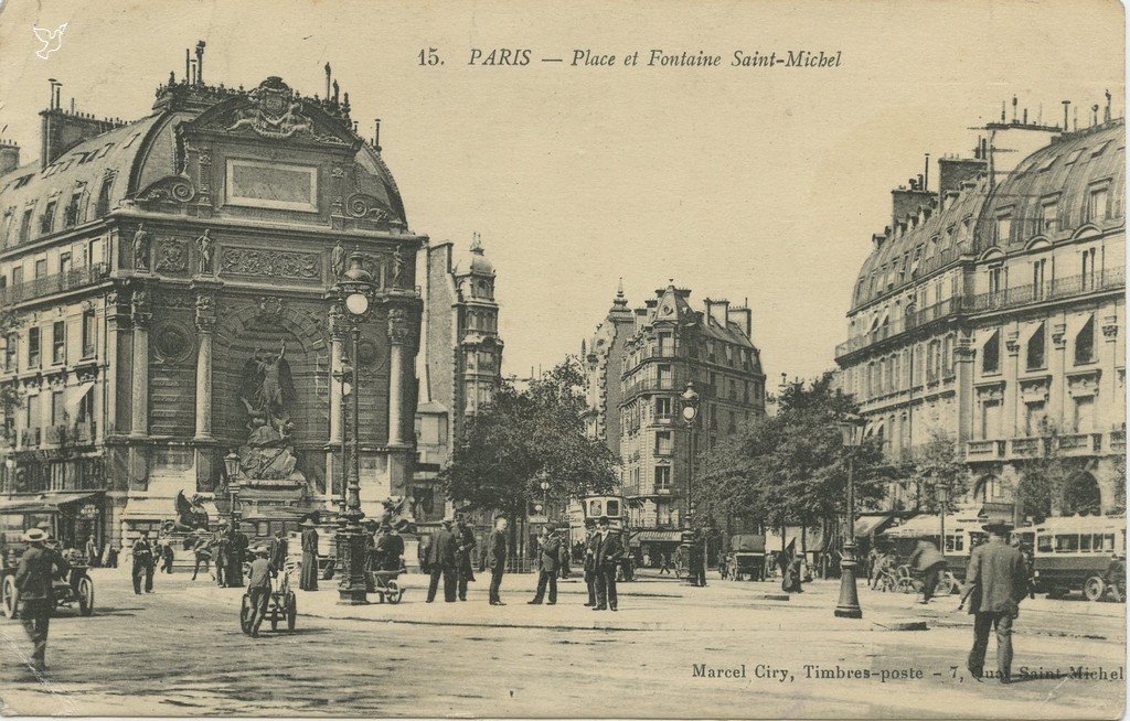 Z - SAINT-MICHEL - Marcel Ciry 15 - Place et Fontaine.jpg