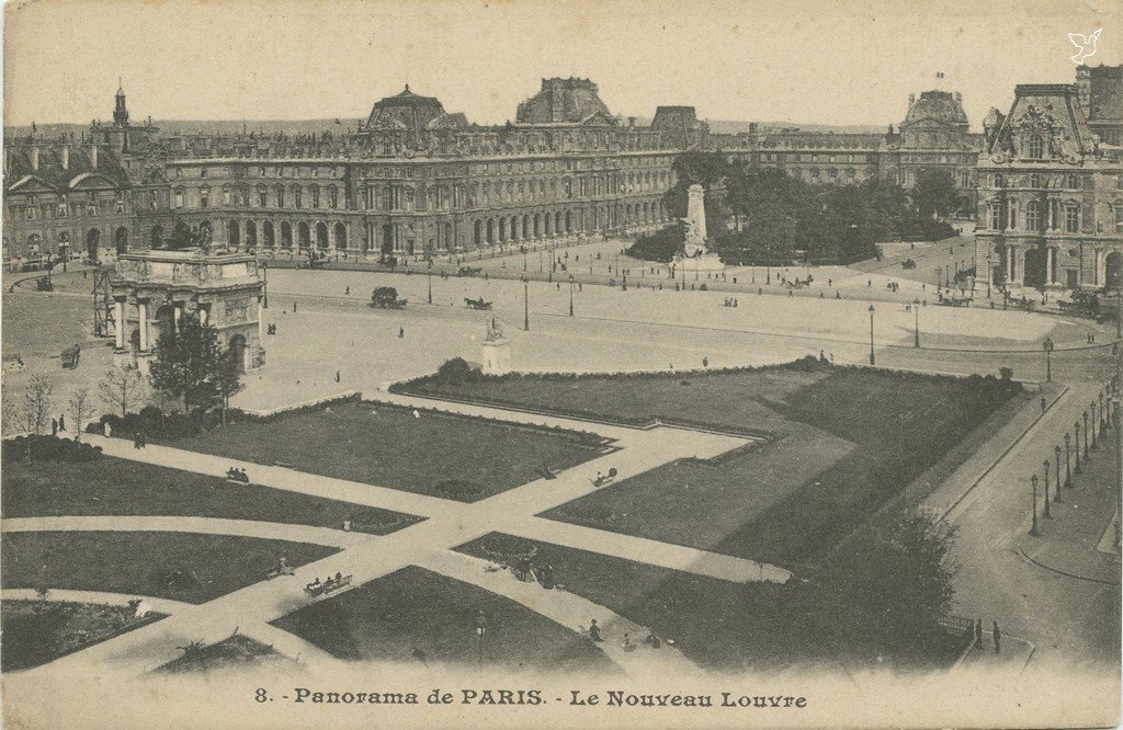 ZZ8. - Panorama de PARIS. - Le Nouveau Louvre.jpg