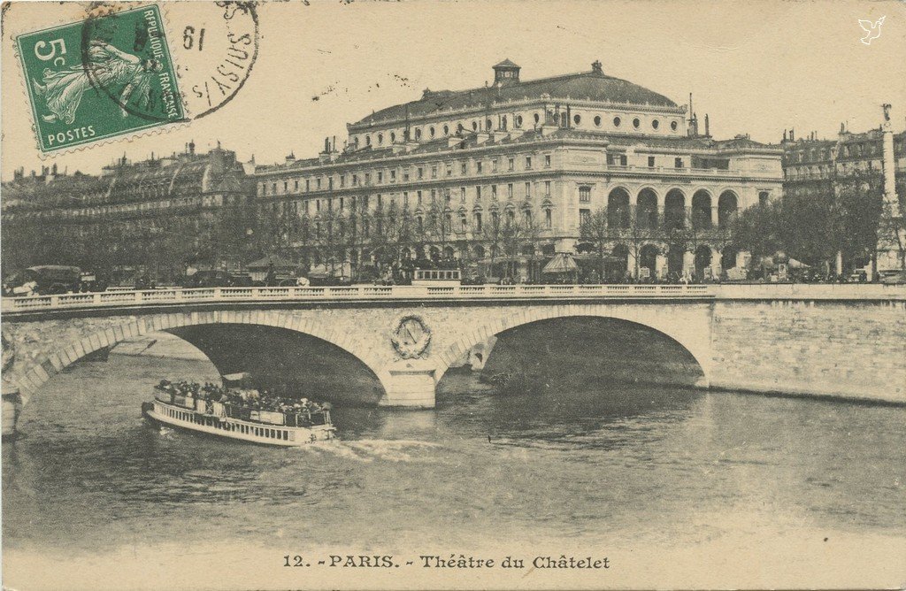 ZZ12. - PARIS. - Théâtre du Châtelet.jpg