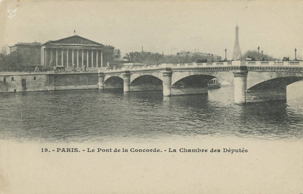 ZZ19. - PARIS. - Le Pont de la Concorde. - La Chambre des Députés.jpg