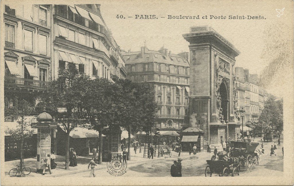 ZZ40. - PARIS. - Boulevard et Porte Saint-Denis.jpg
