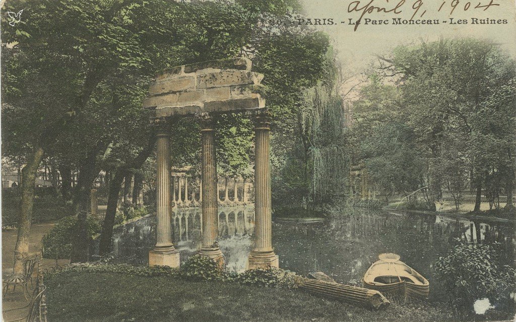 ZZ20. - PARIS. - Le Parc Monceau - Les Ruines (color).jpg