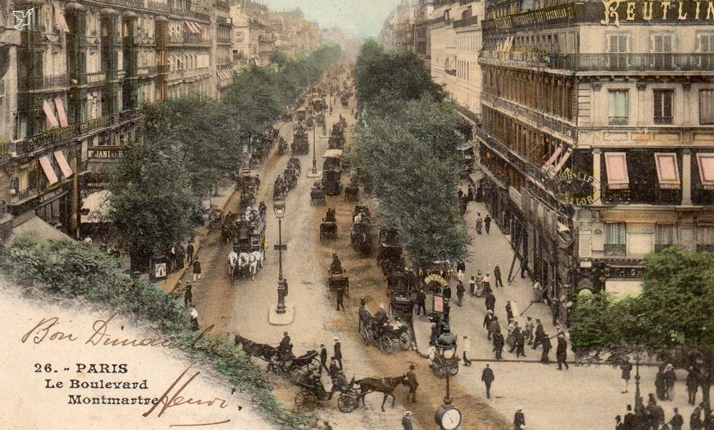 ZZ26. - PARIS - Le Boulevard Montmartre.jpg