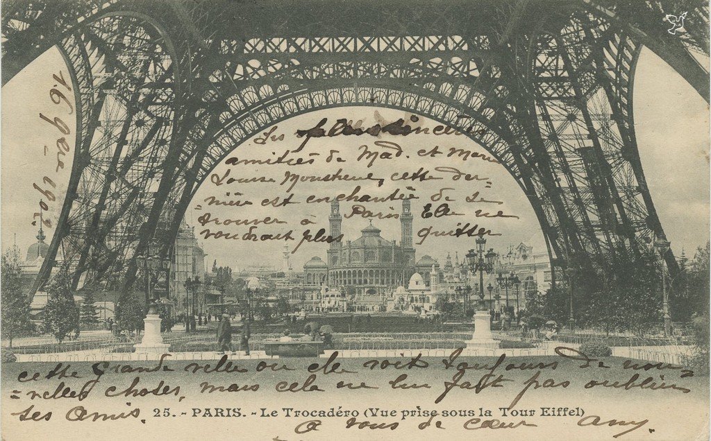 ZZ25. - PARIS. - Le Trocadéro (Vue prise sous la Tour Eiffel).jpg