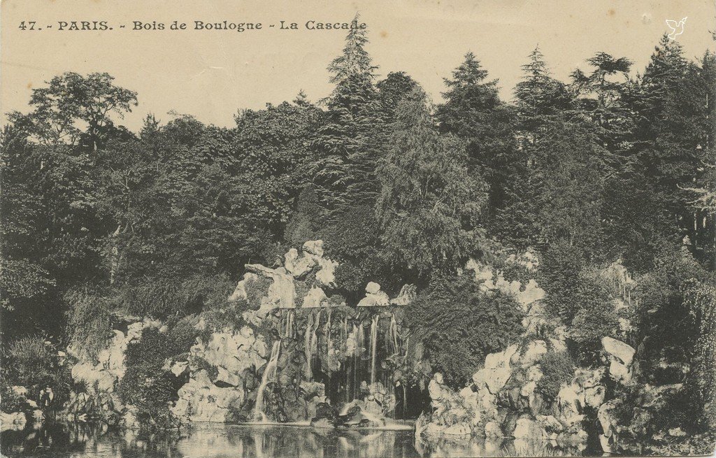 ZZ47. - PARIS. - Bois de Boulogne - La Cascade.jpg