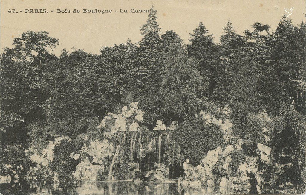 ZZ47. - PARIS. - Bois de Boulogne - La Cascade.jpg