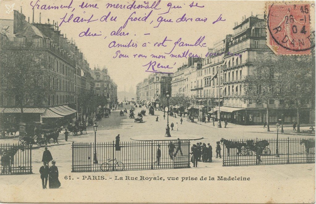 ZZ61. - PARIS. - La Rue Royale, vue prise de la Madeleine.jpg