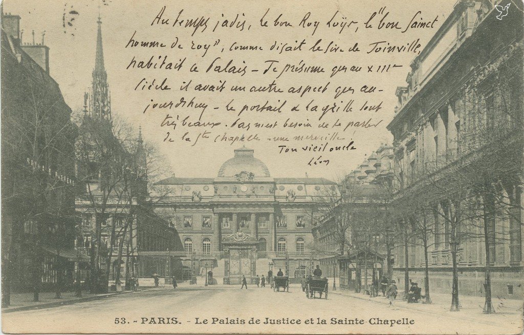ZZ53. - PARIS. - Le Palais de Justice et la Sainte-Chapelle.jpg