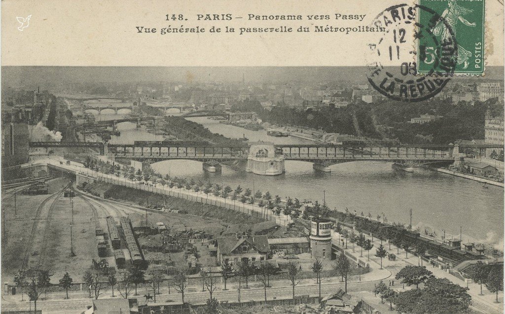 ZY148. PARIS - Panorama vers Passy....jpg