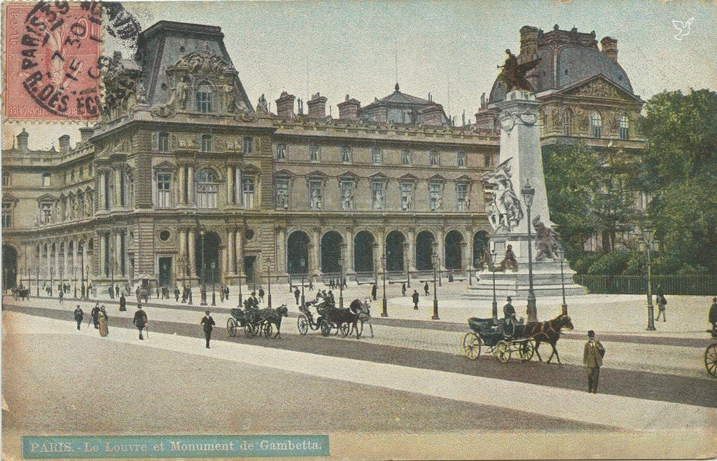 S - 1014 - Le Louvre et Monument de Gambetta.jpg