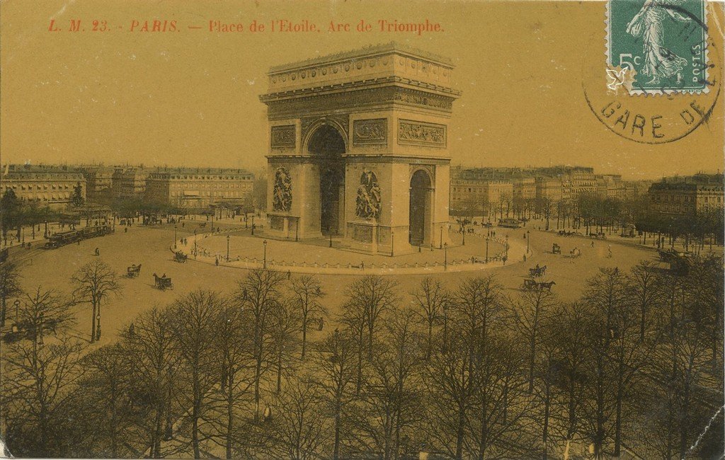 Z - LM 23 - Place de l'Etoile, Arc de Triomphe.jpg