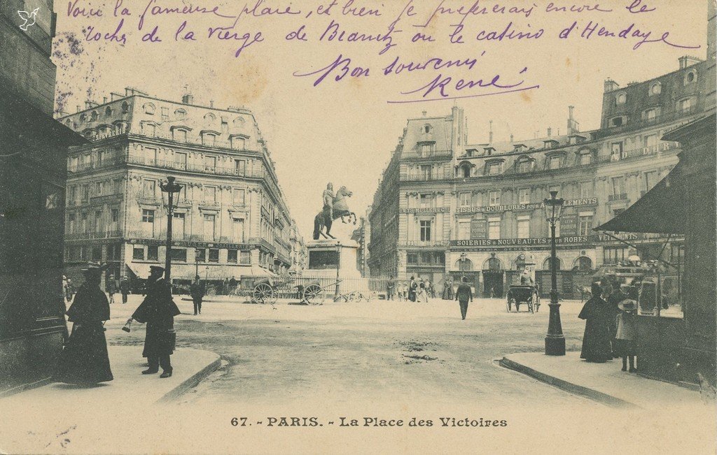ZZ67. - PARIS. - La Place des Victoires.jpg