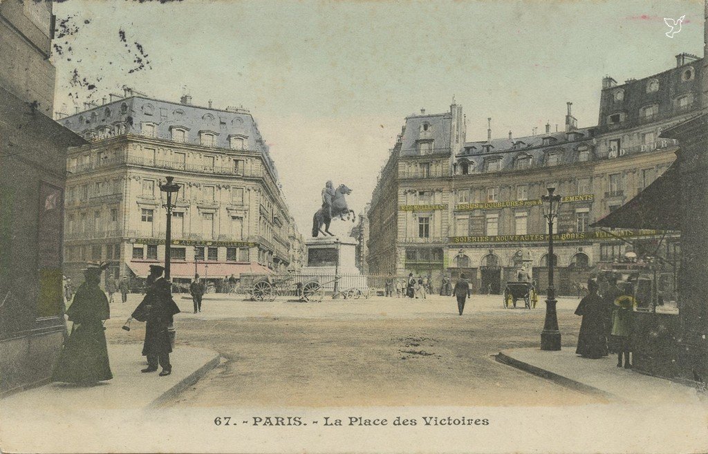 ZZ67. - PARIS. - La Place des Victoires (color).jpg