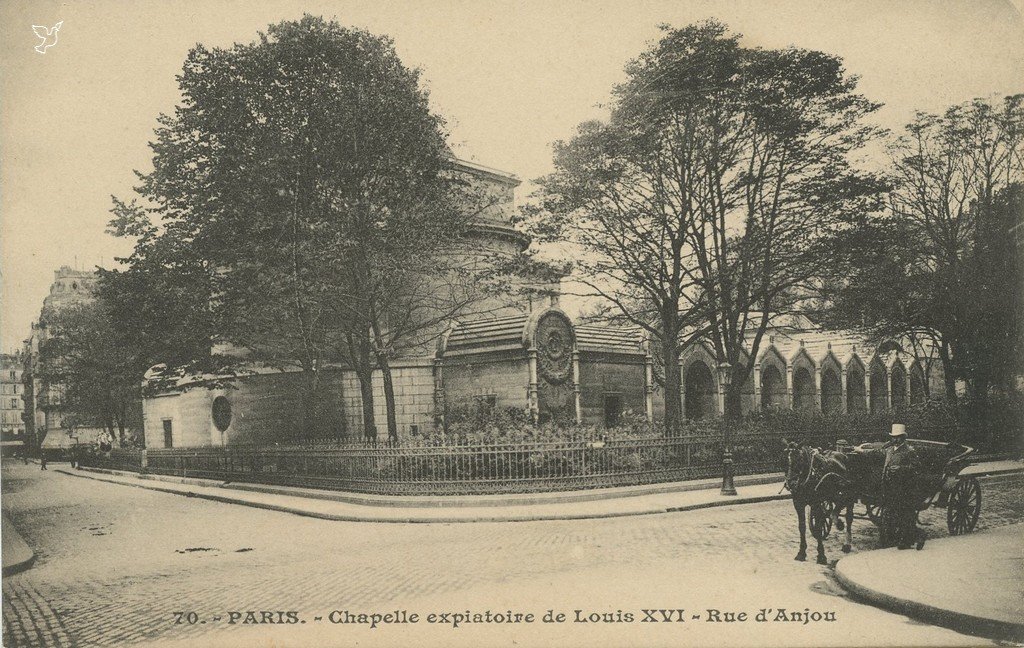ZZ70. - PARIS. - Chapelle expiatoire de Louis XVI - Rue d'Anjou.jpg