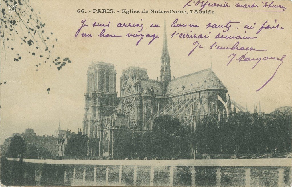 ZZ66. - PARIS. - Eglise de Notre-Dame, l'Abside.jpg