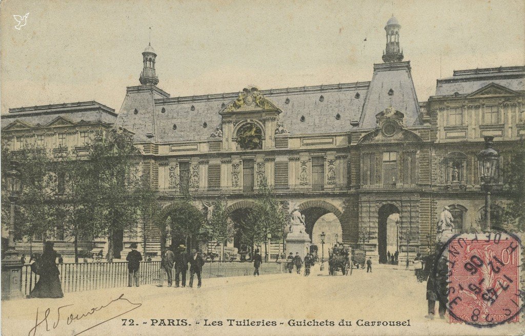 ZZ72. - PARIS. - Les Tuileries - Guichets du Carrousel.jpg