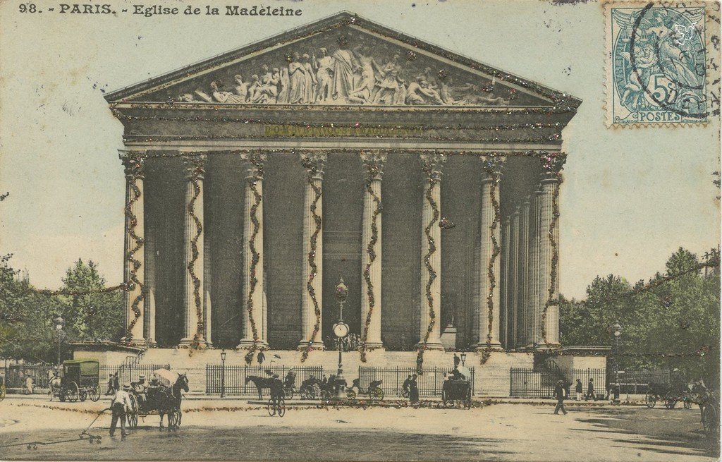 ZZ98. - PARIS. - Eglise de la Madeleine (color).jpg