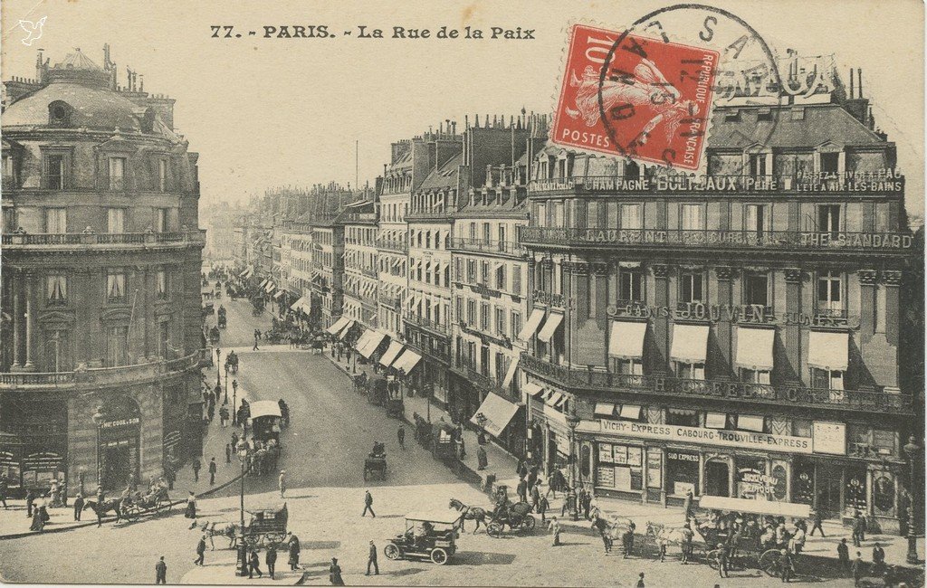 ZZ77. - PARIS. - La Rue de la Paix (vue 3).jpg