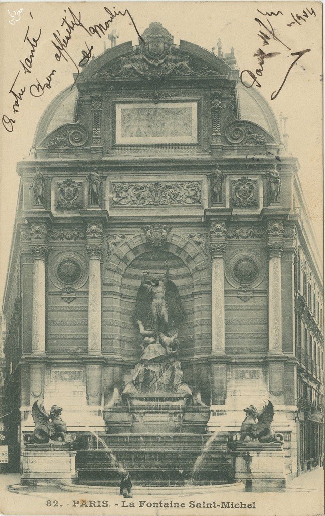 ZZ82. - PARIS. - La Fontaine Saint-Michel.jpg