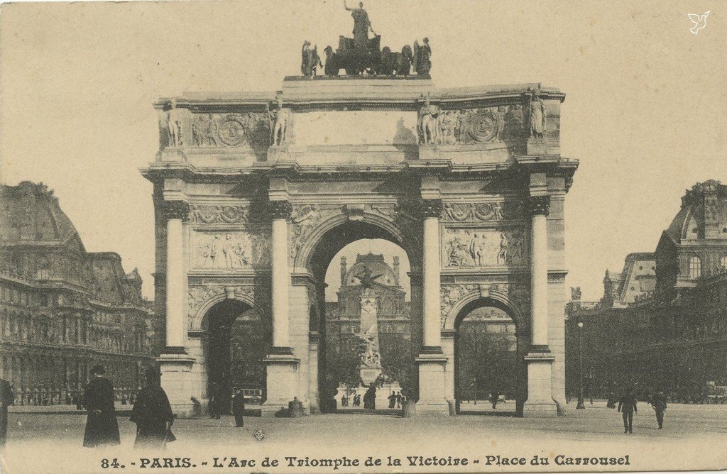 ZZ84. - PARIS. - L'Arc de Triomphe de la Victoire - Place du Carrousel.jpg