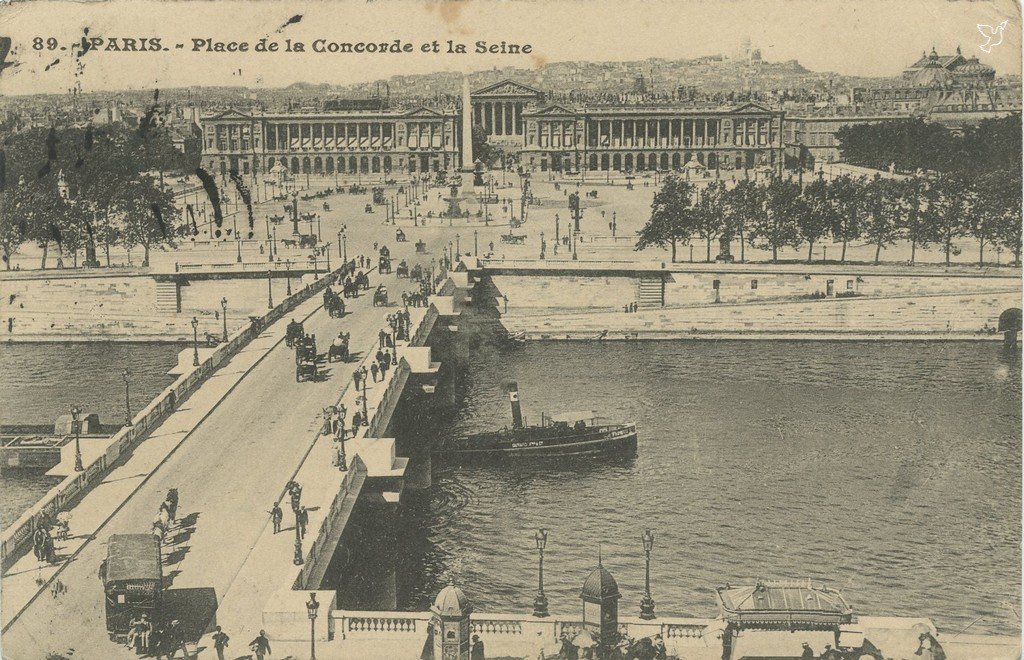 ZZ89. - PARIS. - Place de la Concorde et la Seine.jpg