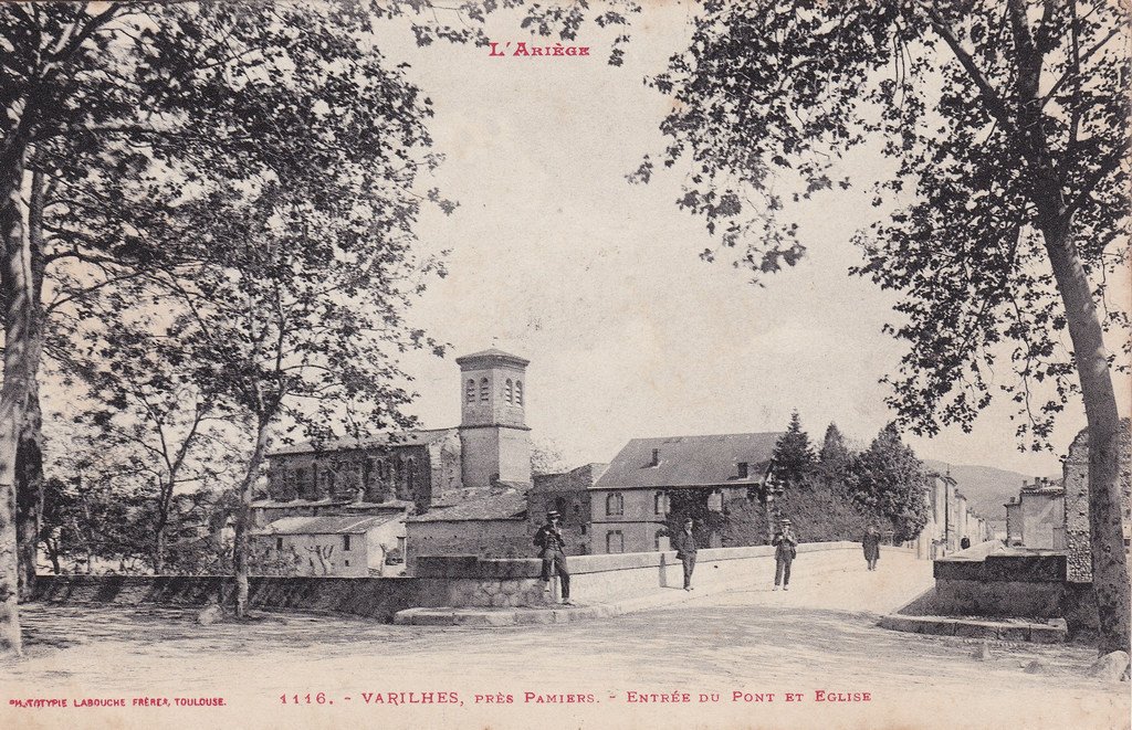 Varilhes - Entrée du Pont et Eglise.jpg