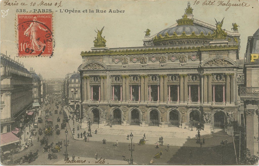 ZZ538. - PARIS. - L'Opéra et la Rue Auber.jpg