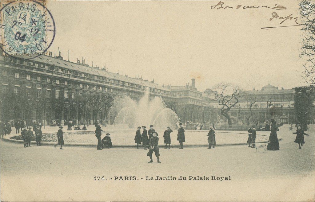 ZZ174. - PARIS. - Le Jardin du Palais Royal.jpg