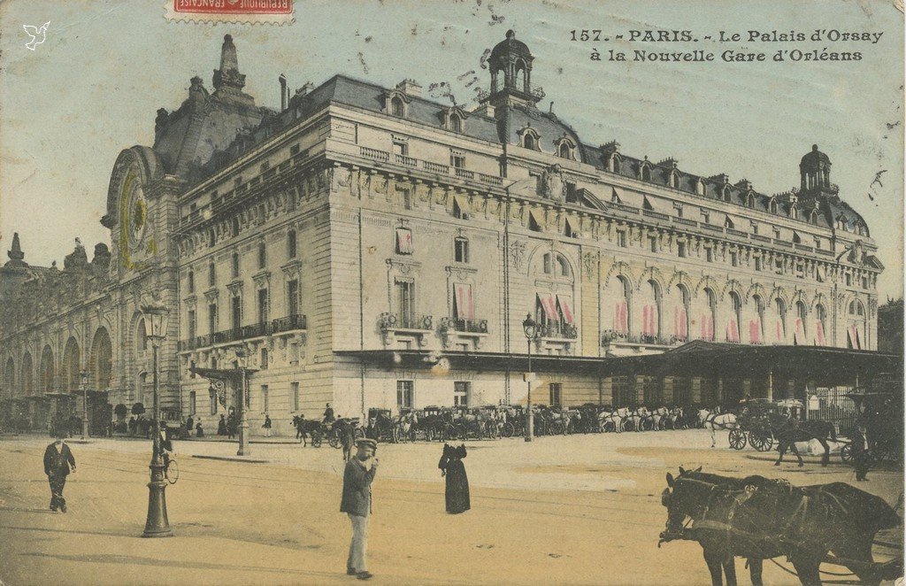 ZZ157. - PARIS. - Le Palais d'Orsay à la Nouvelle Gare d'Orléans.jpg