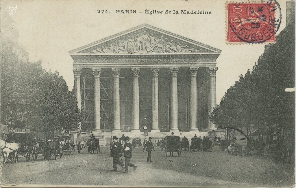ZY274. PARIS - Eglise de la Madeleine.jpg