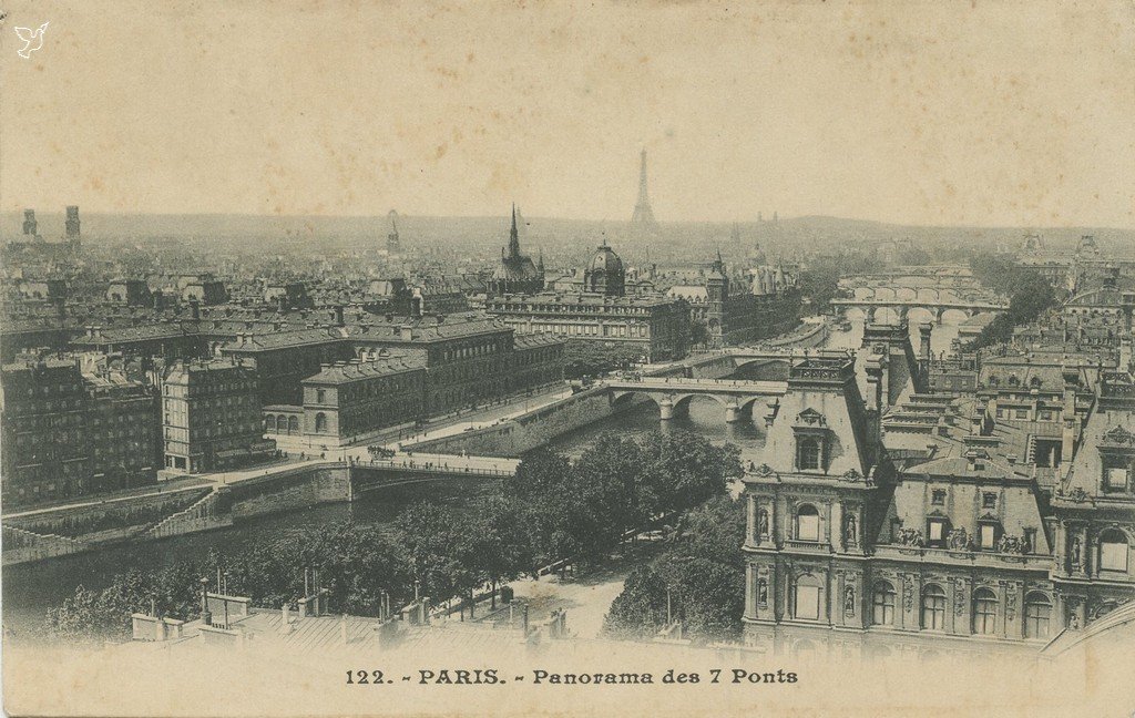 ZZ122. - PARIS. - Panorama des 7 Ponts.jpg
