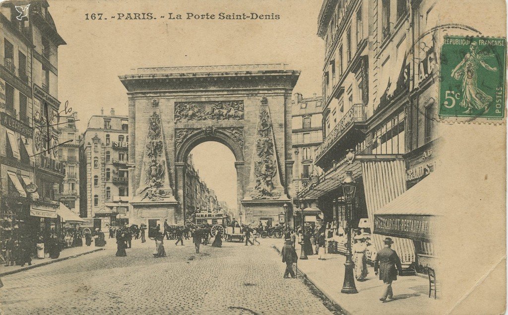 ZZ167. - PARIS. - La Porte Saint-Denis.jpg