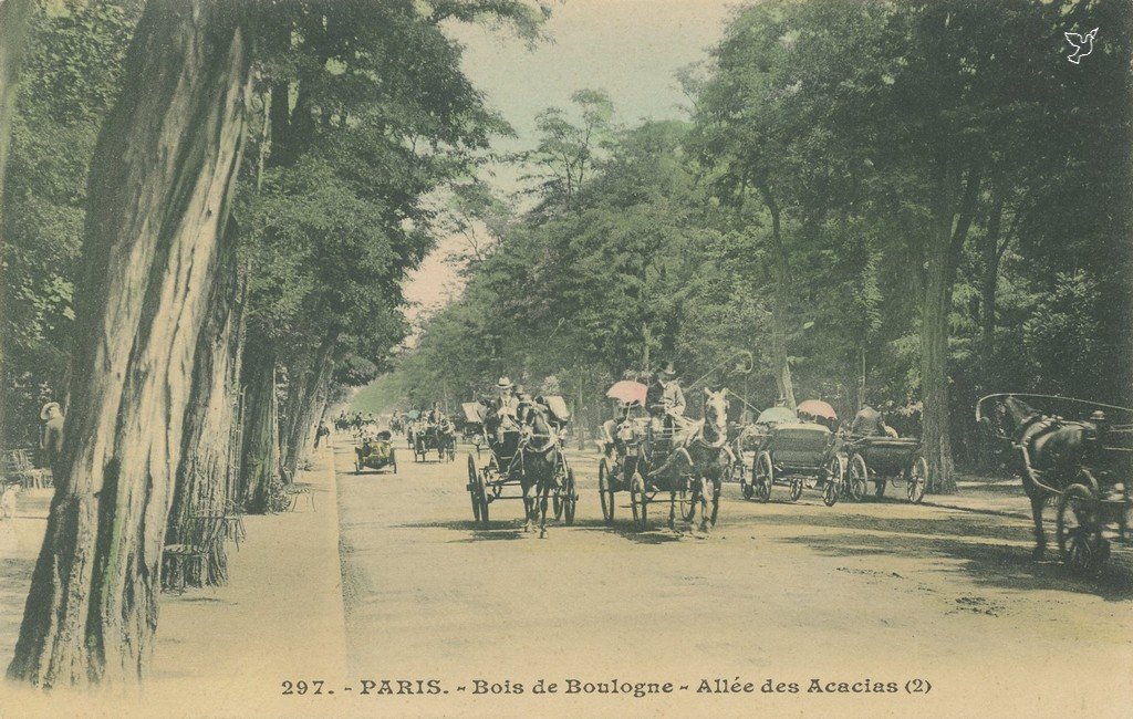 ZZ297. - PARIS. - Bois de Boulogne - Allée dees Acacias (2).jpg
