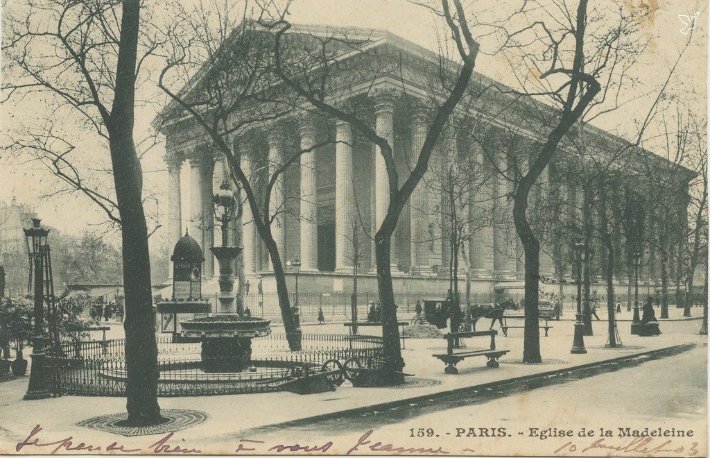 ZZ159. - PARIS. - Eglise de la Madeleine.jpg