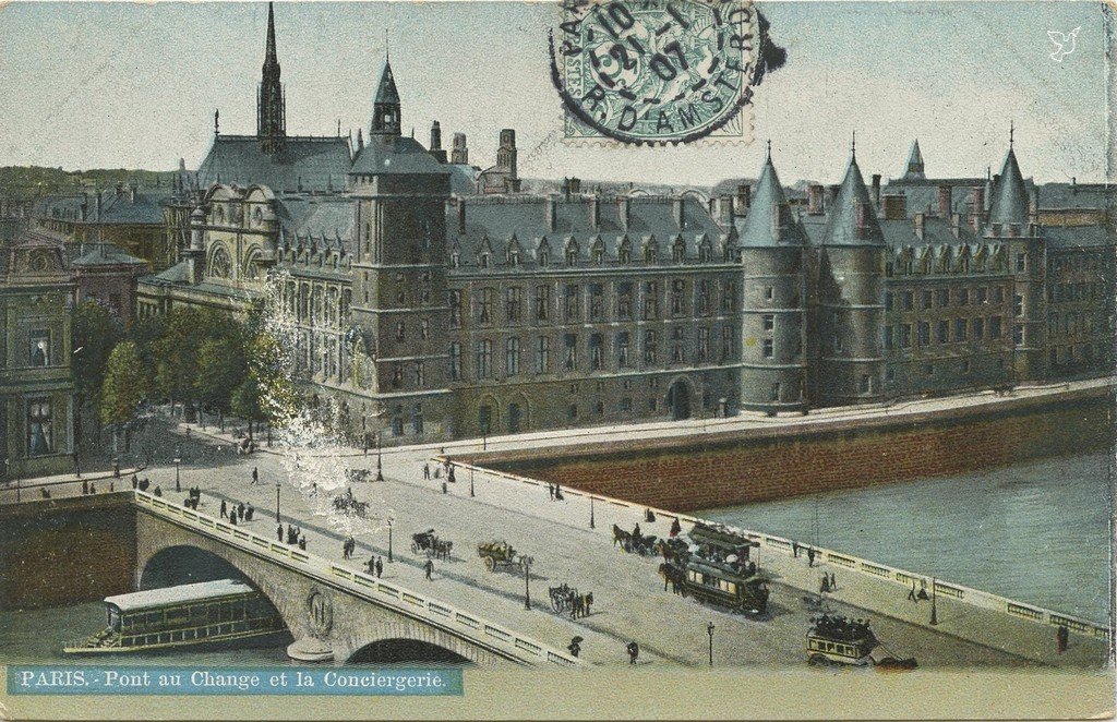 S - 1012 - Pont au Change et la Conciergerie..jpg