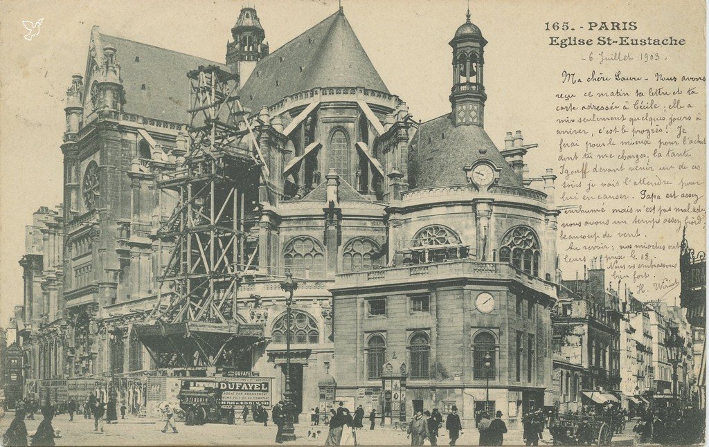 ZZ165. - PARIS. - Eglise St-Eustache.jpg