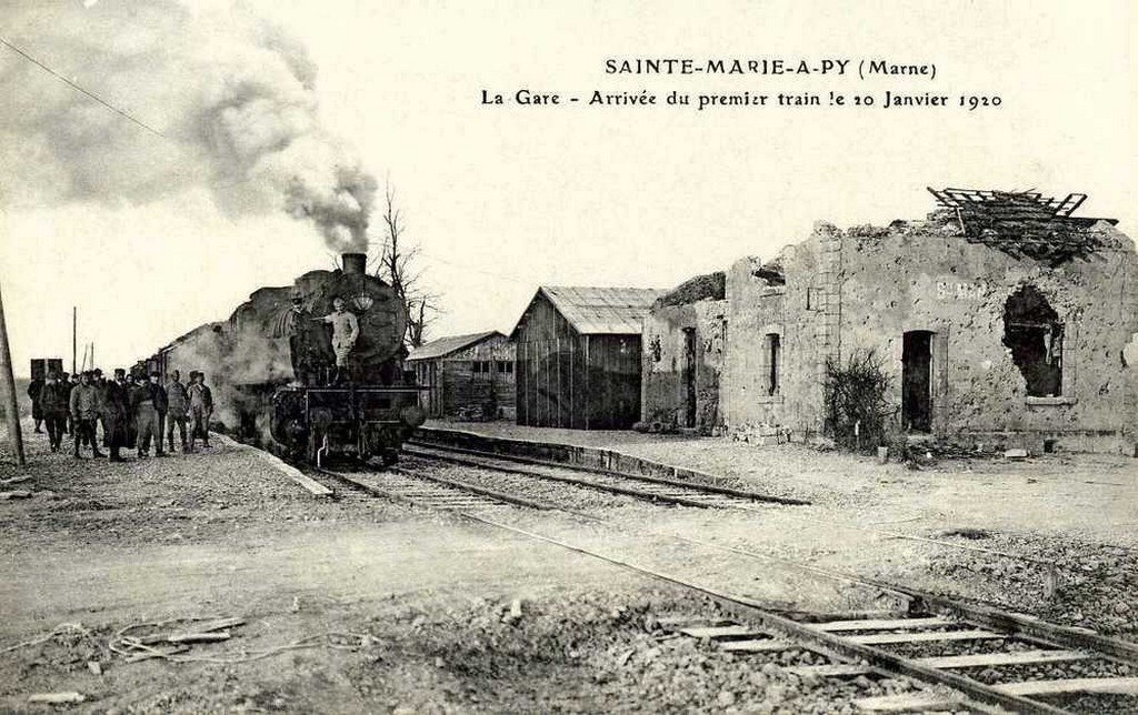 Sainte-Marie-a-Py en 1920 (Marne) 10-03-13.jpg