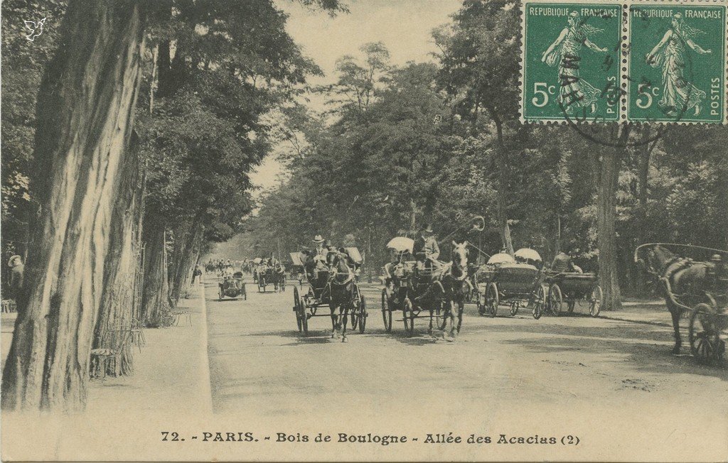 ZZ72. - PARIS. - Bois de Boulogne - Allée des Acacias (2).jpg