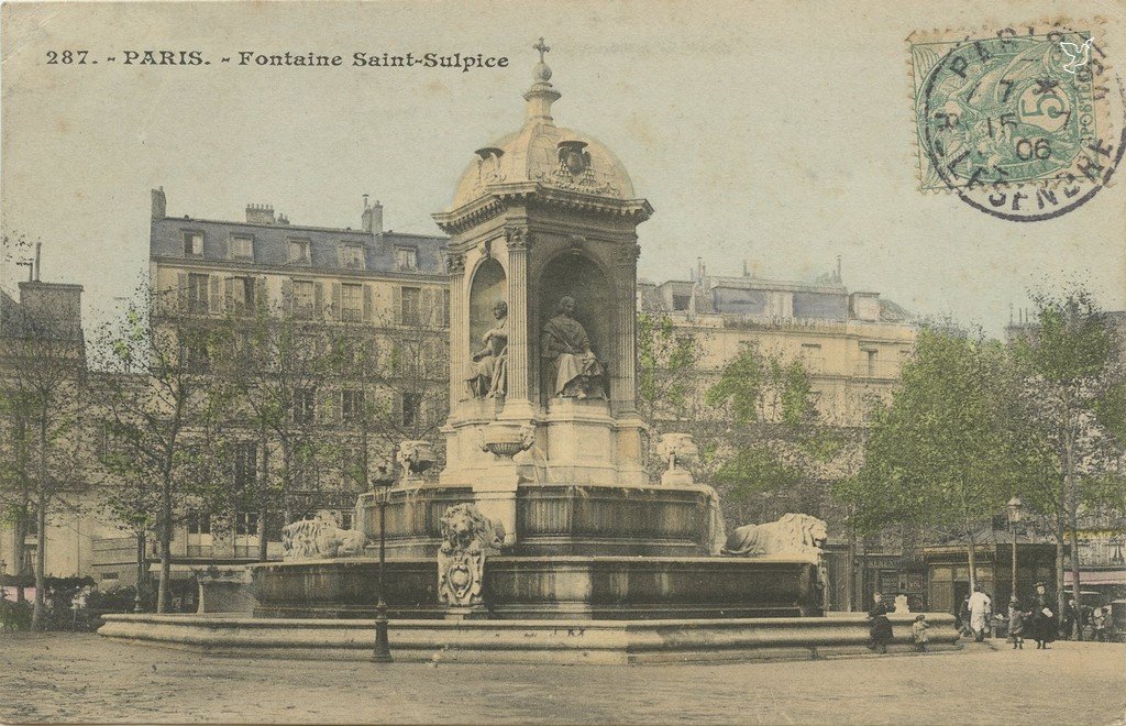 ZZ287. - PARIS. - Fontaine Saint-Sulpice.jpg