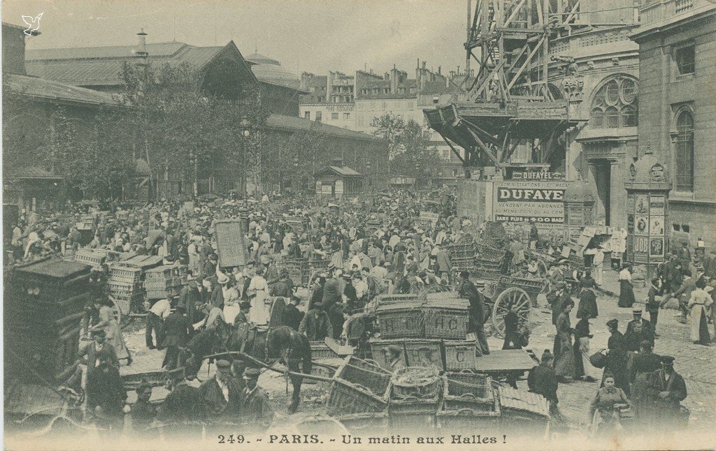 ZZ249. - PARIS. - Un matin aux Halles.jpg