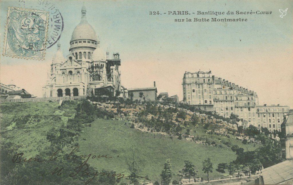 ZZ324. - PARIS. - Basilique du Sacré-Coeur sur la Butte Montmartre.jpg