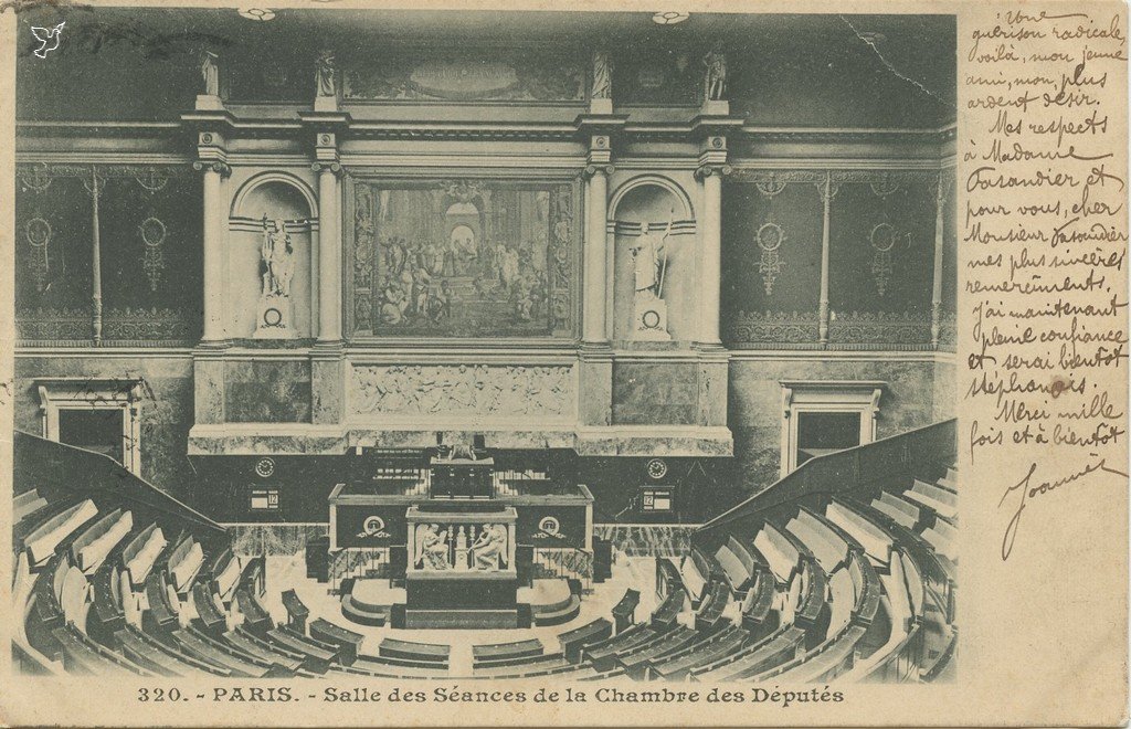 ZZ320. - PARIS. - Salle des Séances de la Chambre des Députés.jpg