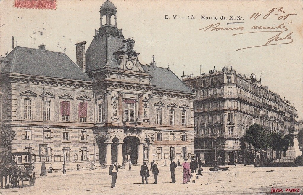 Paris XIXème - Mairie du XIXème (1905).jpg