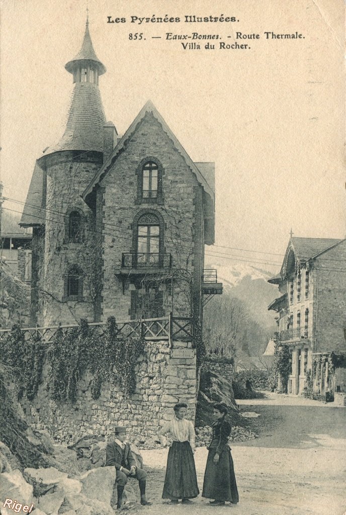 64-Eaux-Bonnes - Route Thermale - Villa du Rocher.jpg