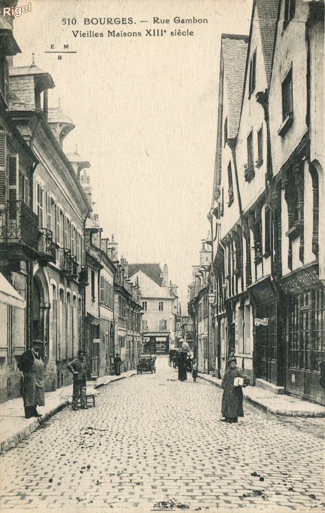 18-Bourges - Rue Gampon - Vieilles Maisons.jpg