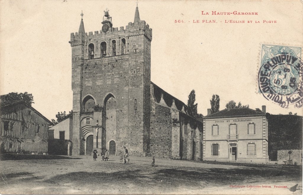 Le Plan - L'église et la la Poste.jpg