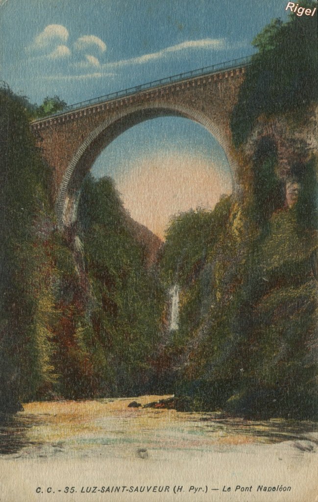 65-Luz-St-Sauveur- Le Pont Napoléon - 35 CC.jpg