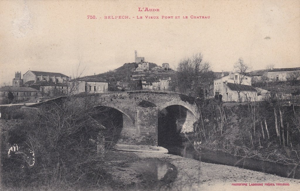 Belpech - Le Vieux Pont et le Château 2.jpg