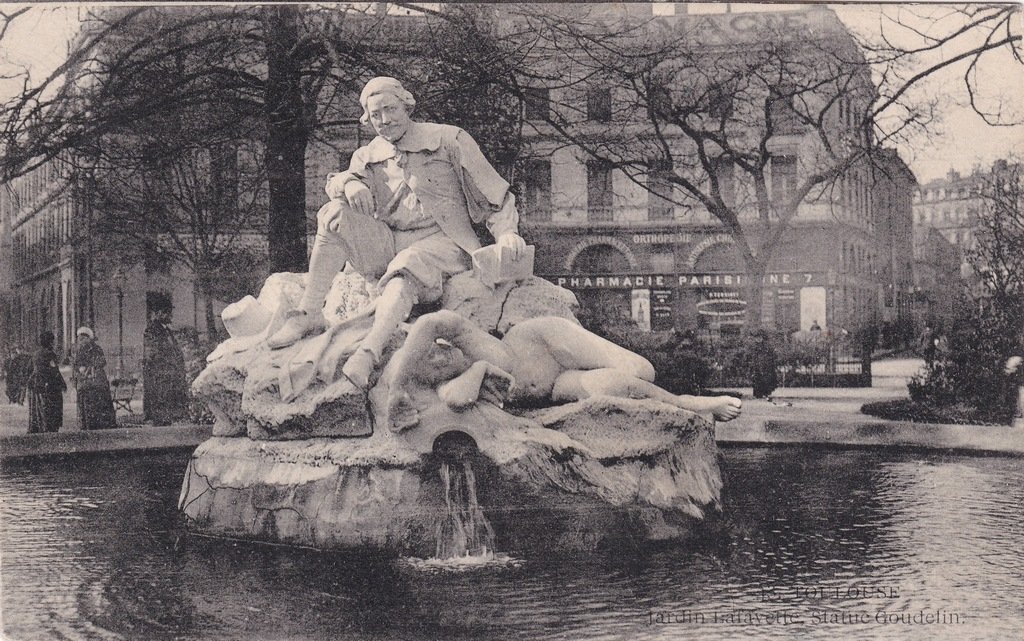 Toulouse - Jardin Lafayette - Statue Goudelin.jpg