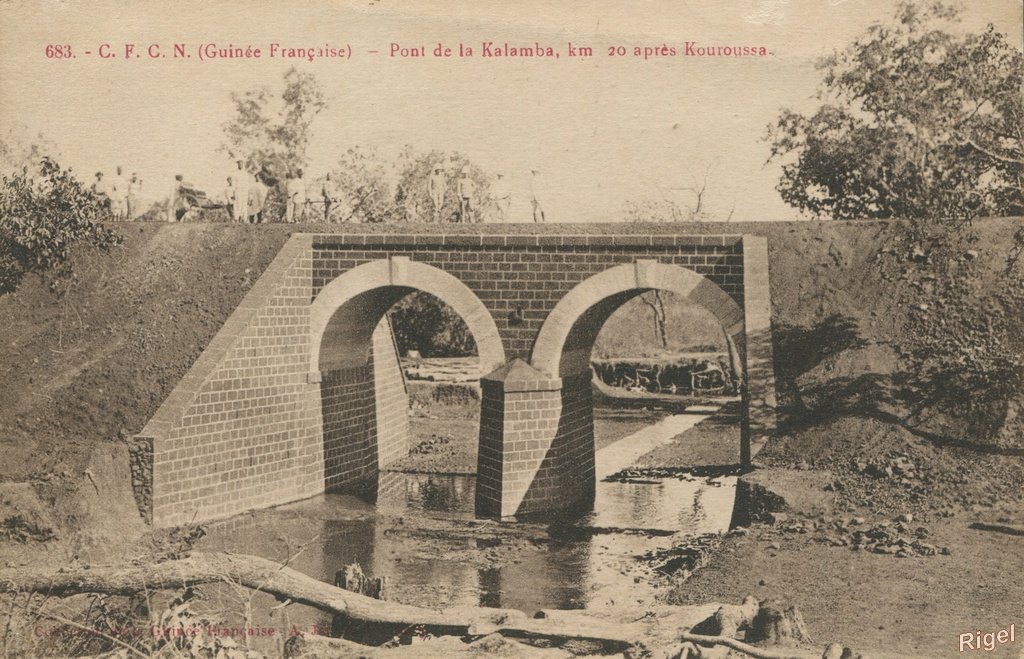 99-Guinée - Pont Kalamba Kouroussa - 683 Collection de la Guinée Française.jpg